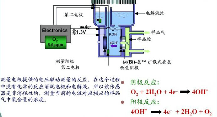 電化學(xué)氧分析儀原理